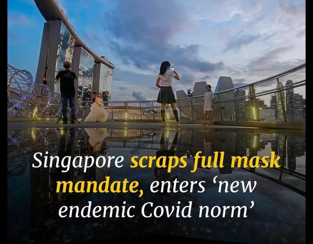 彻底放开！新加坡全面取消口罩规定！网友：香港不跟上还在干嘛