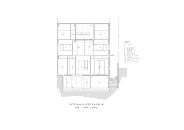 新加坡住宅别墅案例-Screen House Poiesis Architects （950m2）
