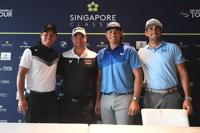 （体育）高尔夫——新加坡经典赛举行赛前记者会