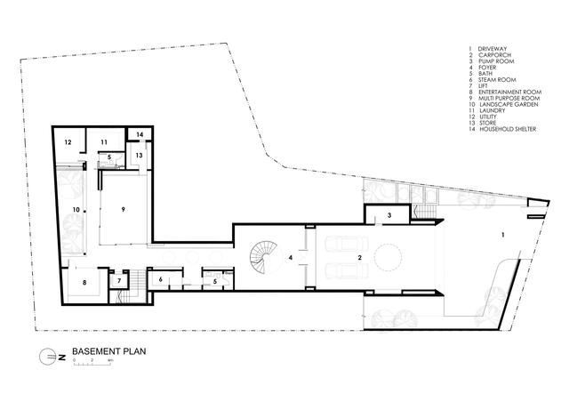 新加坡住宅别墅案例-Secret Garden House Wallflower Architecture