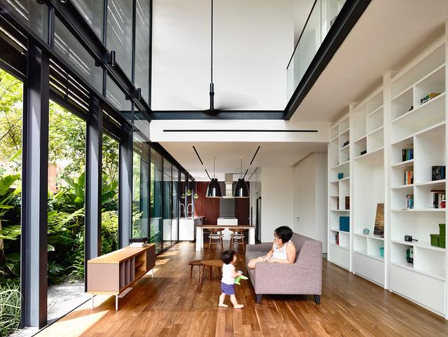 新加坡住宅别墅案例-Faber Terrace HYLA Architects （374m2）