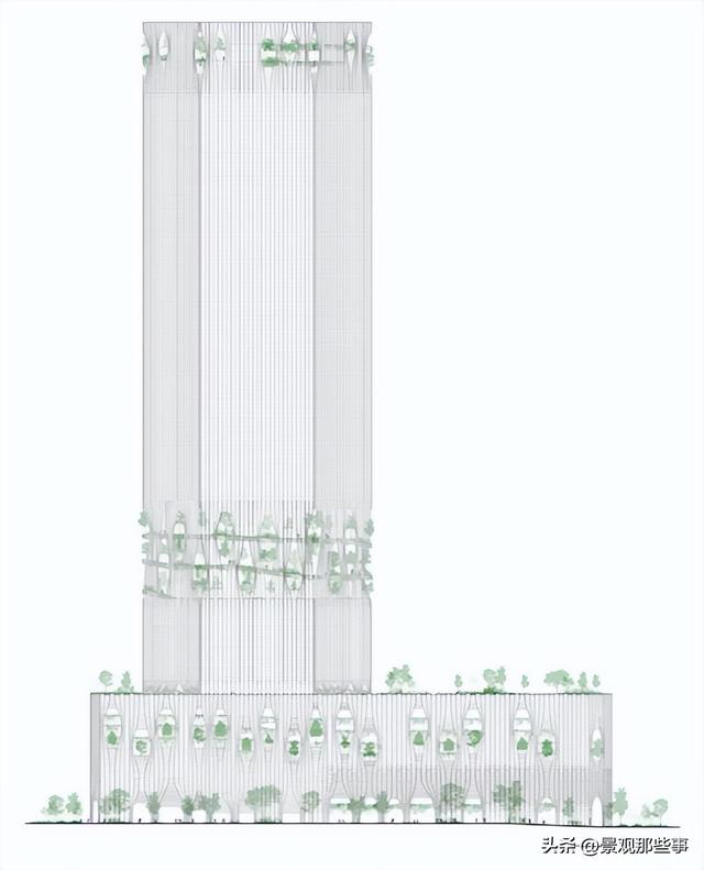 拥有8万株植物的 "亲自然 "摩天大楼落地！-新加坡CapitaSpring / BIG