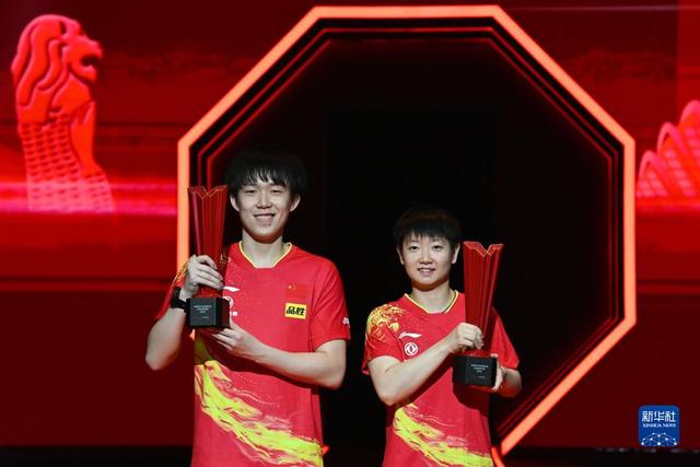 WTT新加坡大满贯：王楚钦/孙颖莎混双夺冠