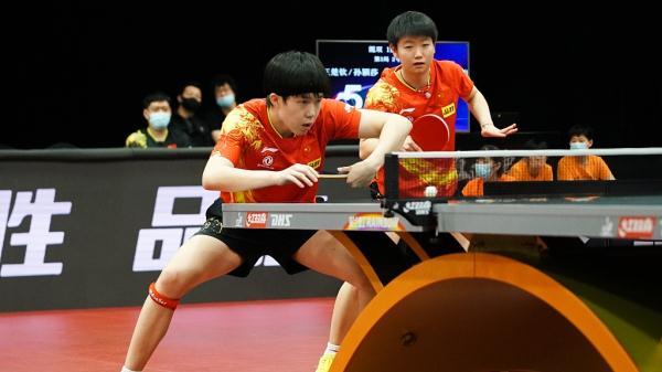 WTT新加坡大满贯：王楚钦/孙颖莎晋级半决赛
