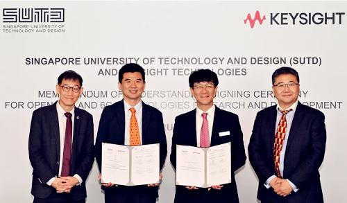 是德科技与新加坡科技设计大学签署合作备忘录，携手创造美好世界