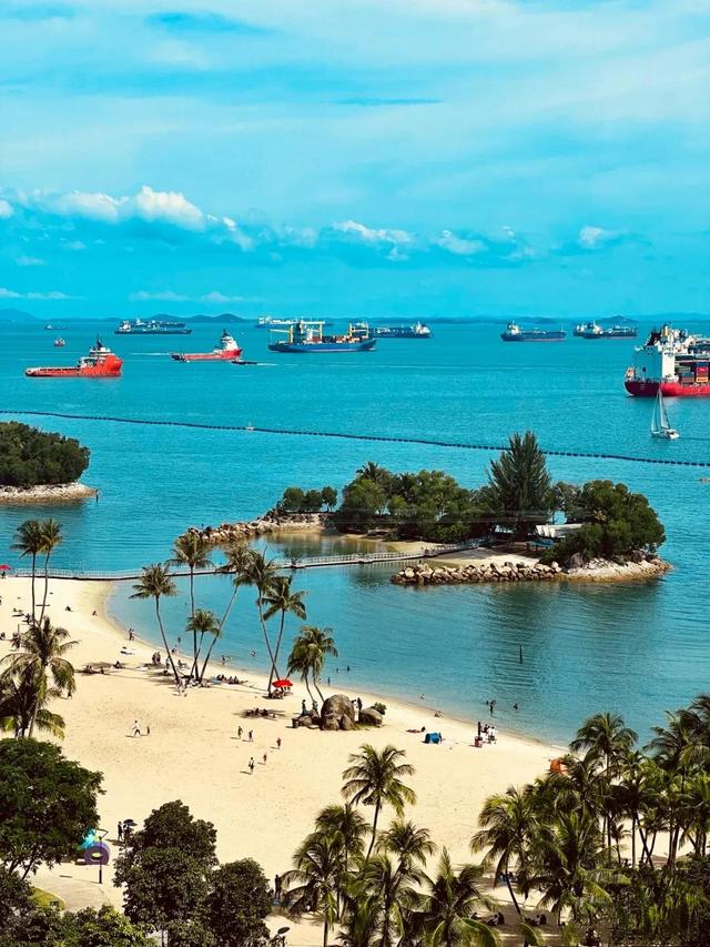 超级出片的网红沙滩，99%的游客去新加坡旅游都会去打卡拍照