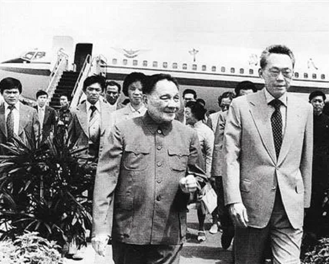 78年邓小平访问新加坡，李光耀：若你生在新加坡，我在中国会怎样
