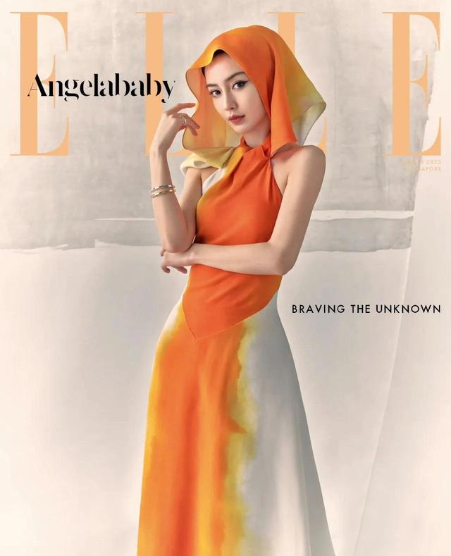 Angelababy-ELLE新加坡三月刊五套造型写真
