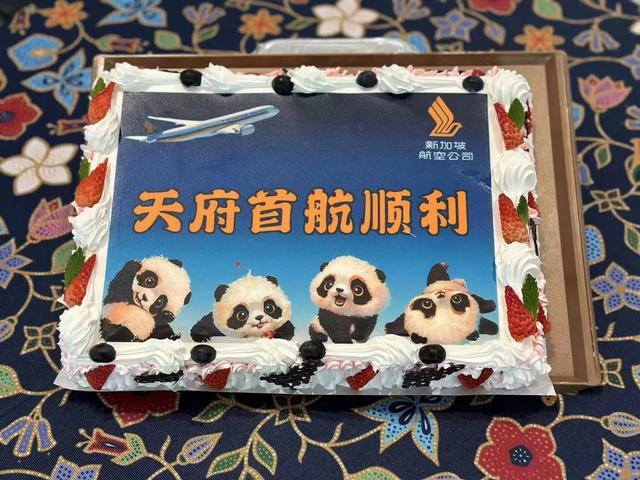 见证历史时刻，新加坡航空成都至新加坡客运航线昨日首飞天府机场
