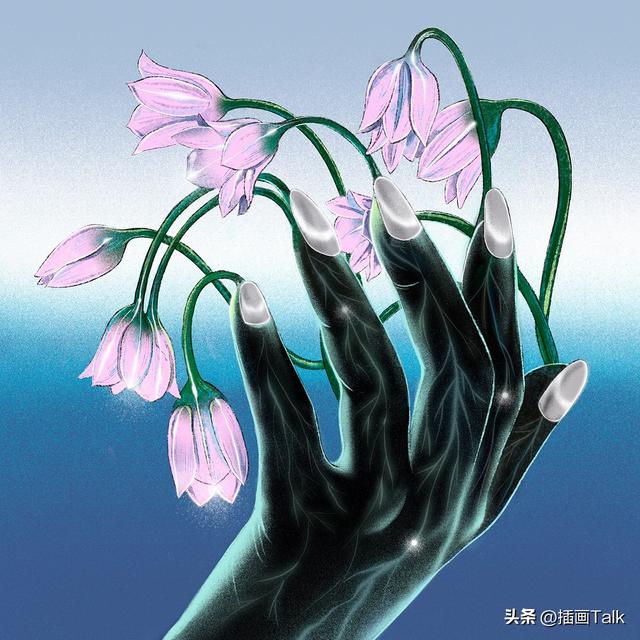 马来西亚插画师Barbarian Flower，日本和香港传统和复古艺术形式