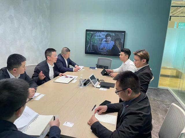 市政府口岸物流办与新加坡企业发展局对接陆海新通道建设