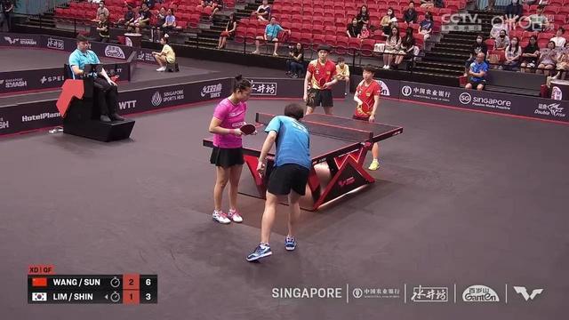 【WTT新加坡大满贯】莎头组合顺利晋级四强