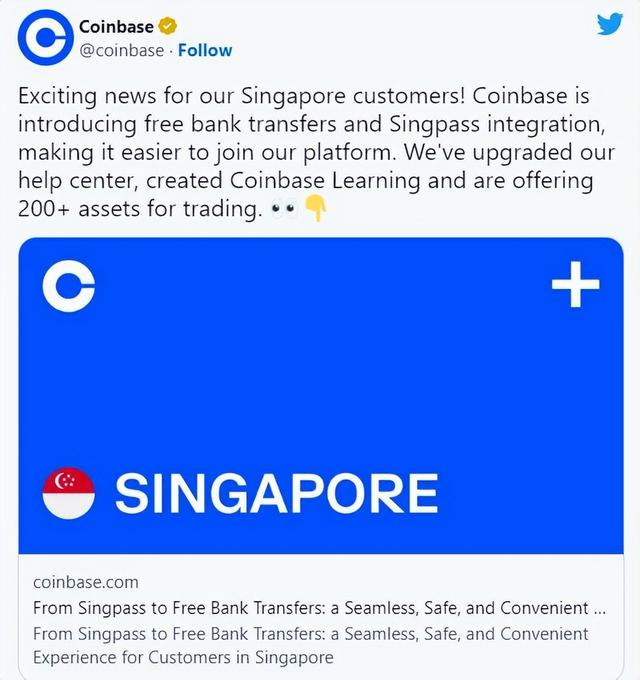 Coinbase 迁往新加坡对美国银行系统意味着什么