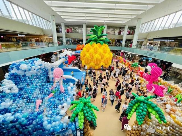 新加坡最大气球展来了！打造出的“夏威夷海滩”太惊艳