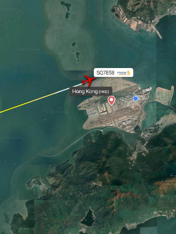 港媒：新加坡一货机机组人员报称机舱起火，昨晚急降香港国际机场