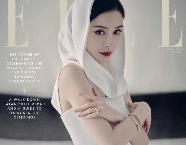 Angelababy-ELLE新加坡三月刊五套造型写真