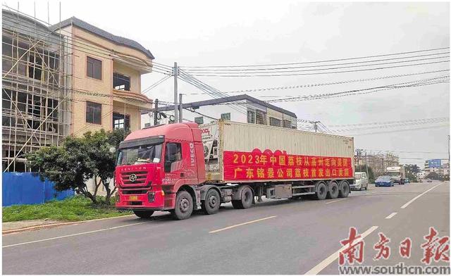 28.8吨荔枝抢“鲜”出口美国