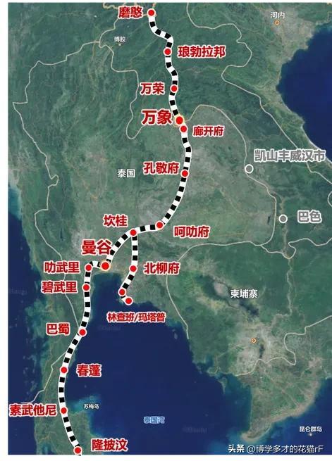 俄乌冲突后，泰国、越南、缅甸都想接入国际标准轨距的中国铁路