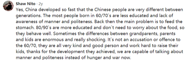 “什么从根本上改变了你对中国的看法？”马来西亚老哥作出回答。