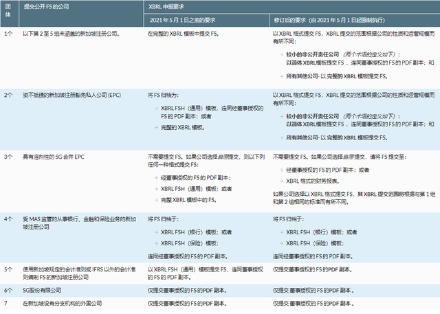 关于新加坡公司财务报表