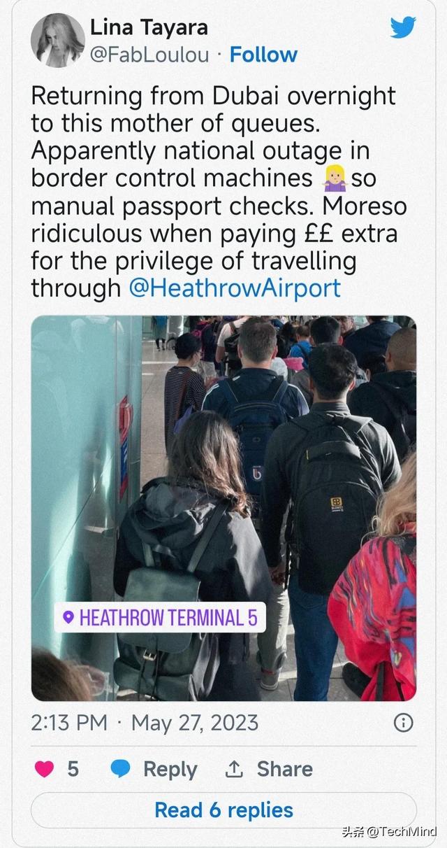 英国希思罗机场混乱不堪：电子护照门问题引发旅客愤怒