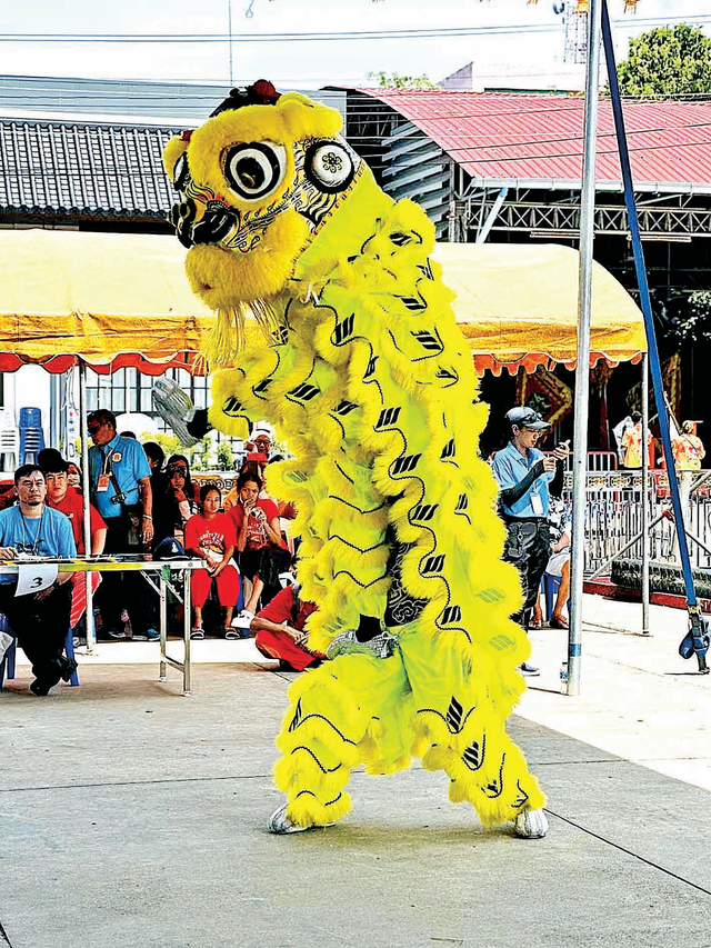 上村醒狮团在2023年泰国国际传统南狮锦标赛中荣获第二名