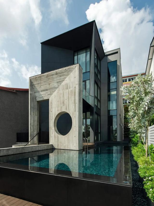 Aamer Architects | 新加坡极简个性混凝土住宅