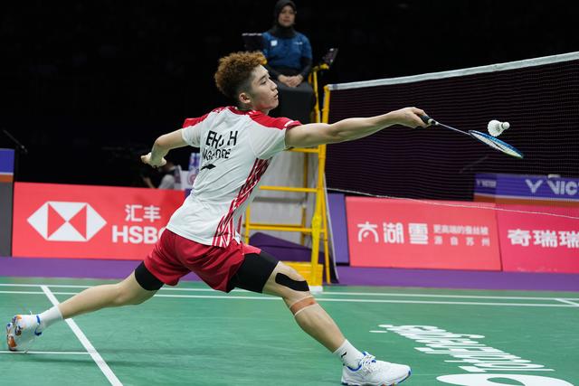 （体育）羽毛球——苏迪曼杯：中国对阵新加坡(4)