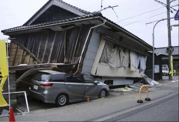 外媒：日本石川地震后余震不断