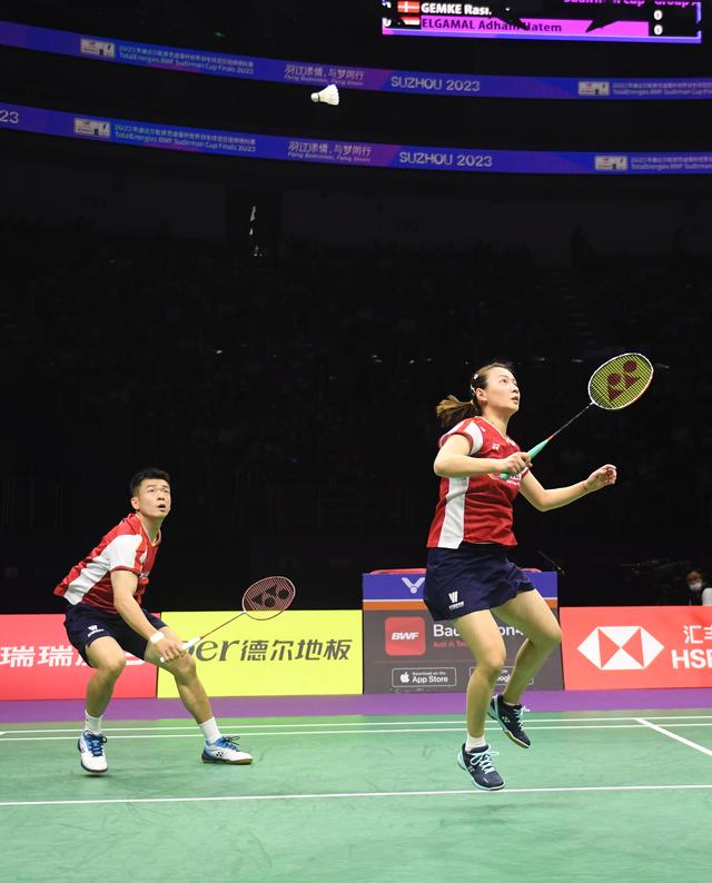 （体育）羽毛球——苏迪曼杯：中国对阵新加坡
