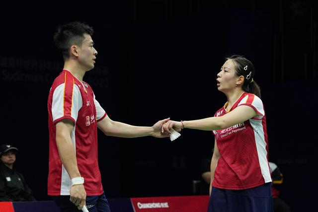 （体育）羽毛球——苏迪曼杯：中国对阵新加坡(4)