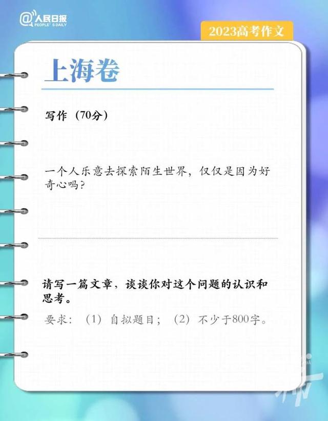 美国、英国、法国、新加坡、日本的高考作文，都是怎么出题的？