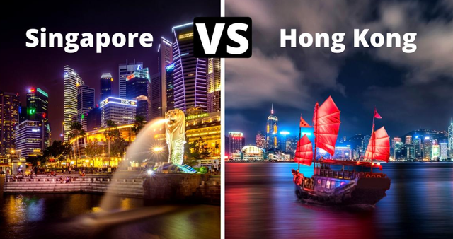 昔日亚洲四小龙对比，香港人均GDP 5万美元，赢了新加坡哪10个指标