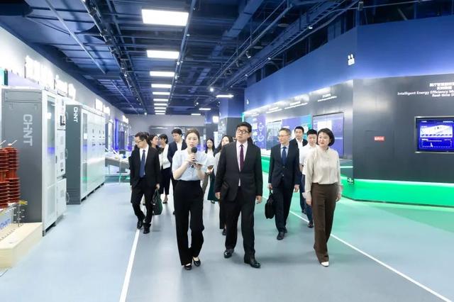 新加坡贸工部常任秘书林明亮一行调研正泰