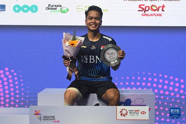 新加坡羽毛球公开赛：金廷男单夺冠