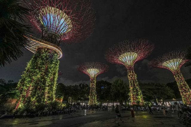 最具赛博风的城市不是重庆，而是新加坡！满地大蘑菇酷炫无比