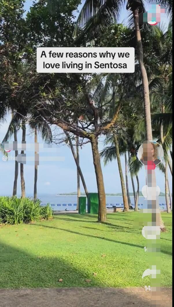 南非女子分享新加坡圣淘沙豪华生活引争议，不羡慕豪华生活