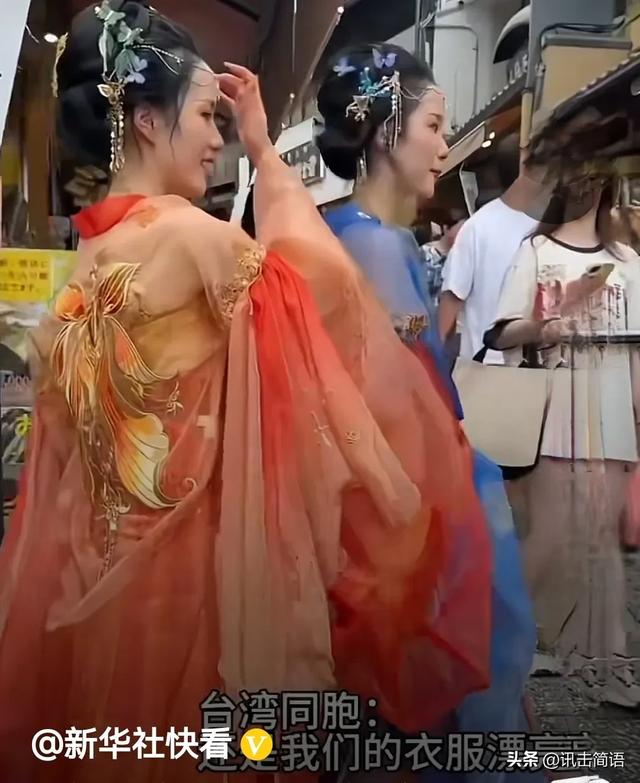 把对比拿出来：中国姑娘穿和服逛烈士陵园！穿汉服逛日本大街！